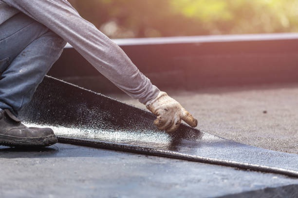 Professional Vapor Barrier Installation technician working in Hector, NY